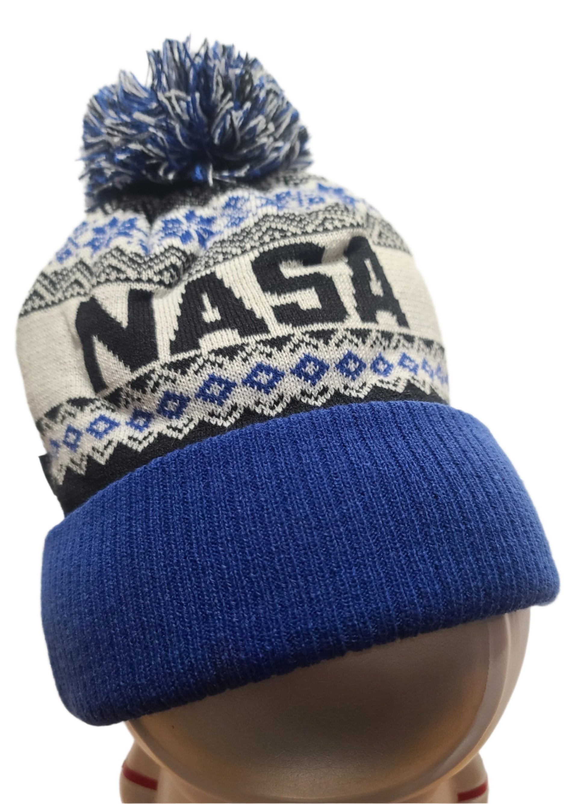 Hat - Knit NASA w/ Pom