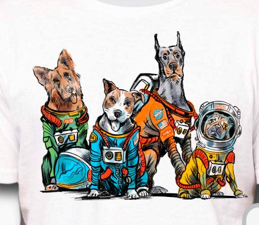 Tshirt, Space Dogs